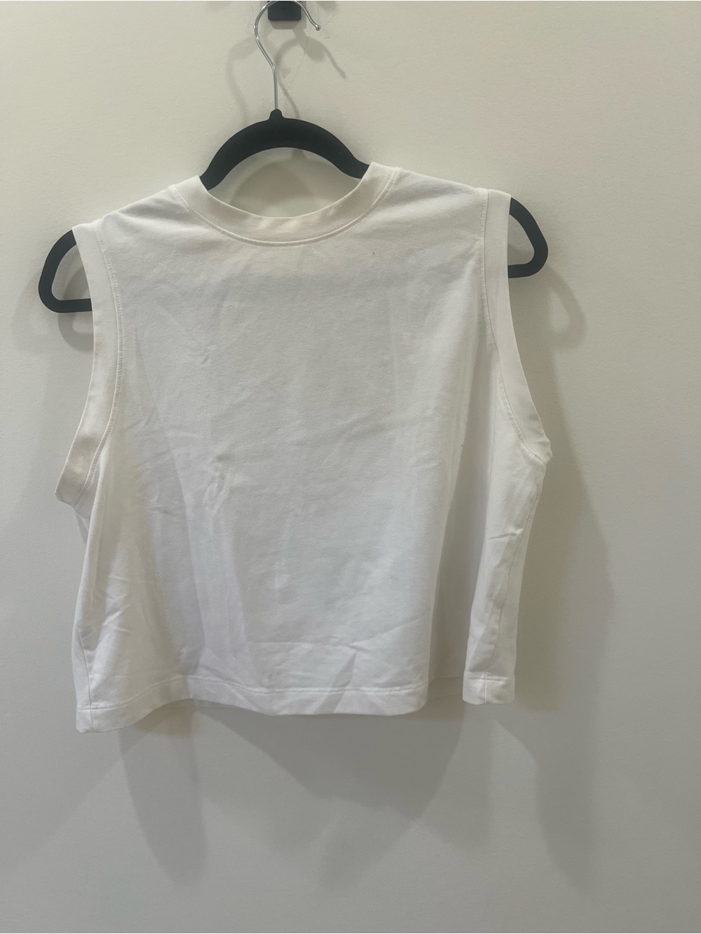 a new day White Sleeveless Crew Tank Top